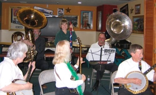 Scarlett LaRue's Revival Band - Mar09 2 tubas
